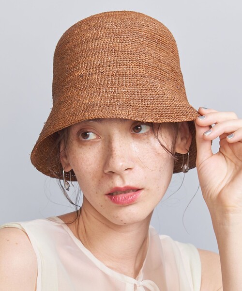 BEAUTY & YOUTH ラフィア　バケットハット BEAUTY&YOUTH UNITED ARROWS｜ラフィア バケットハット