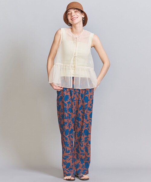 BEAUTY&YOUTH UNITED ARROWS（ビューティーアンドユースユナイテッドアローズ）の「ラフィア バケットハット（ハット・レディース・ダークグレー/ブラウン/ナチュラル・FREE）」の15枚目の写真