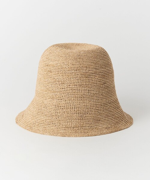 BEAUTY&YOUTH UNITED ARROWS（ビューティーアンドユースユナイテッドアローズ）の「ラフィア バケットハット（ハット・レディース・ダークグレー/ブラウン/ナチュラル・FREE）」の17枚目の写真