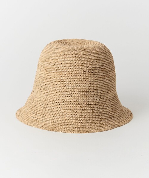 BEAUTY&YOUTH UNITED ARROWS（ビューティーアンドユースユナイテッドアローズ）の「ラフィア バケットハット（ハット・レディース・ダークグレー/ブラウン/ナチュラル・FREE）」の18枚目の写真
