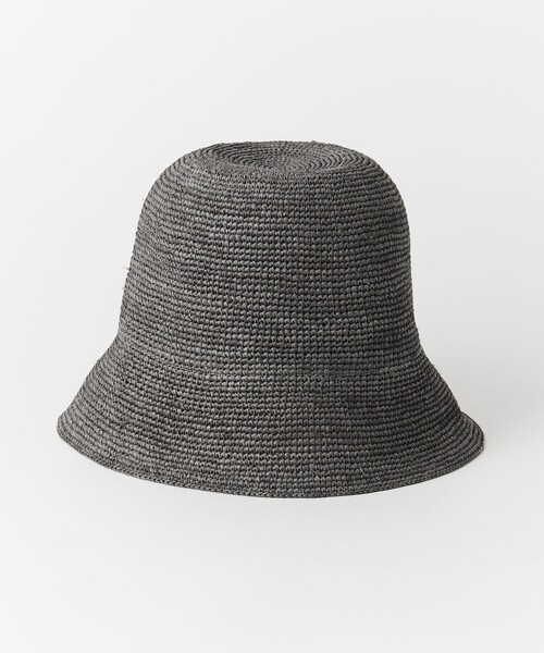BEAUTY&YOUTH UNITED ARROWS（ビューティーアンドユースユナイテッドアローズ）の「ラフィア バケットハット（ハット・レディース・ダークグレー/ブラウン/ナチュラル・FREE）」の12枚目の写真