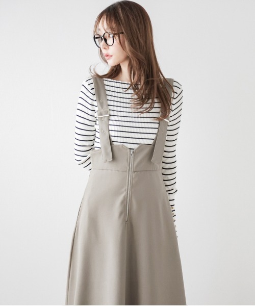 み*ん様 ⭐︎★✴︎星の踊り子ジャンパースカート⭐︎★✴︎ jsk AMELY（エミリー）の「フロントジップジャンパースカート（ジャンパー