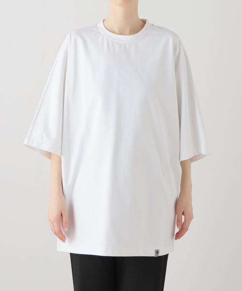 LANTERN（ランタン）の「【LANTERN / ランタン】 DOLMAN SLEEVE TEE（Tシャツ/カットソー・レディース・ブラック/ホワイト・MEDIUM）」の18枚目の写真