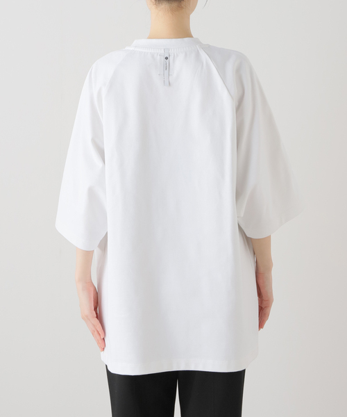 LANTERN（ランタン）の「【LANTERN / ランタン】 DOLMAN SLEEVE TEE（Tシャツ/カットソー・レディース・ブラック/ホワイト・MEDIUM）」の16枚目の写真