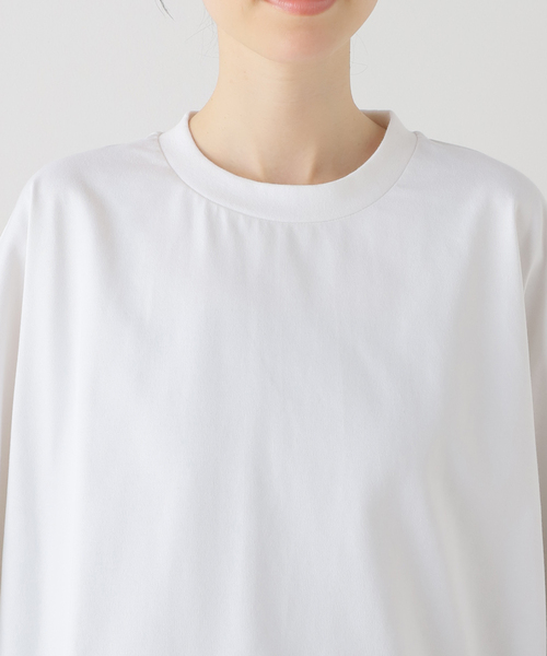 LANTERN（ランタン）の「【LANTERN / ランタン】 DOLMAN SLEEVE TEE（Tシャツ/カットソー・レディース・ブラック/ホワイト・MEDIUM）」の15枚目の写真