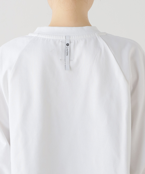 LANTERN（ランタン）の「【LANTERN / ランタン】 DOLMAN SLEEVE TEE（Tシャツ/カットソー・レディース・ブラック/ホワイト・MEDIUM）」の14枚目の写真