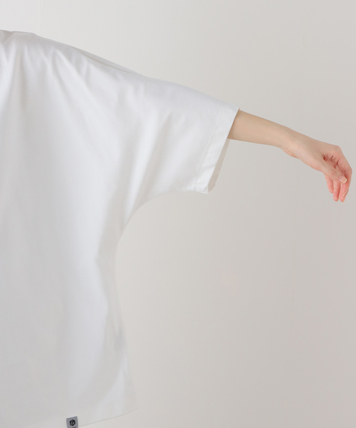 LANTERN（ランタン）の「【LANTERN / ランタン】 DOLMAN SLEEVE TEE（Tシャツ/カットソー・レディース・ブラック/ホワイト・MEDIUM）」の12枚目の写真
