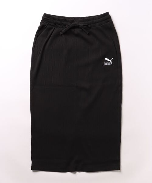 PUMA(プーマ)の「PUMA プーマ ウィメンズ CLASSICS リブ ミディアムレングス スカート(スカート・レディース・ブラック/ベージュ系その他・X-LARGE/LARGE/SMALL/MEDIUM)」の19枚目の写真