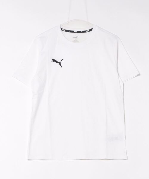 PUMA(プーマ)の「《PUMA》TEAMGOAL カジュアル TEE(Tシャツ/カットソー・メンズ・ブラック/ホワイト/ブルー/ヘザーグレー/レッド/ネイビー・S/M/L/XL/XXL)」の1枚目の写真