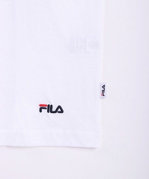 FILA(フィラ)の「FILA コットン100% ポケット付き半袖無地Tシャツ(Tシャツ/カットソー・メンズ・ネイビー/ホワイト/ブラック/グリーン・LL/L/M)」の13枚目の写真