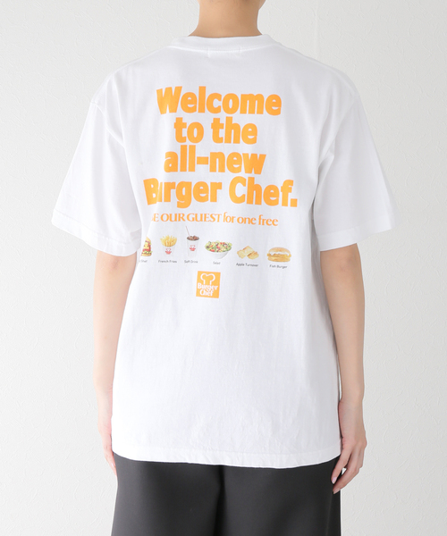 GOOD ROCK SPEED(グッドロックスピード)の「【GOOD ROCK SPEED / グッドロックスピード】BurgerChef:Tシャツ(Tシャツ/カットソー・レディース・ホワイト・FREE)」の3枚目の写真