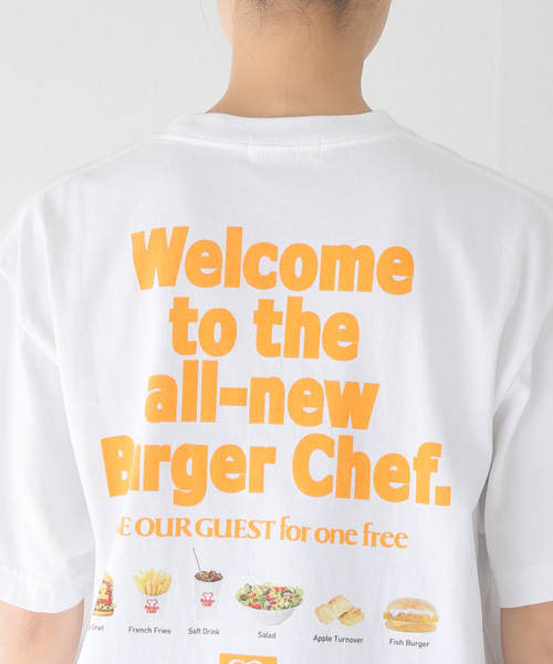 GOOD ROCK SPEED(グッドロックスピード)の「【GOOD ROCK SPEED / グッドロックスピード】BurgerChef:Tシャツ(Tシャツ/カットソー・レディース・ホワイト・FREE)」の2枚目の写真