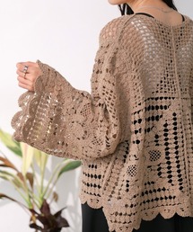 Bab | 【大人気クロシェシリーズ】クロシェカーディガン(カーディガン/ボレロ)