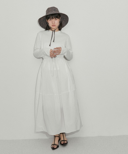 ADAM ET ROPE'（アダムエロペ）の「ドロストロンTドッキングワンピース（ワンピース・レディース・ブラック/ホワイト・FREE）」の11枚目の写真