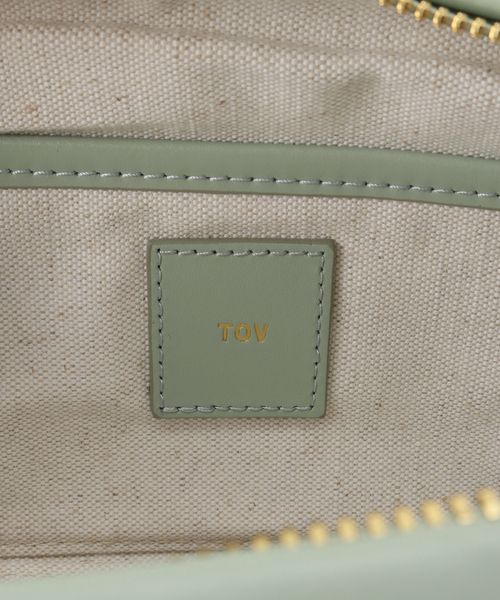 TOV CONNIE ポシェット ショルダーバッグ レザー イエローベージュ tov（トーヴ） ショルダーバッグ バッグ CONNIE-POCHETTE レディース