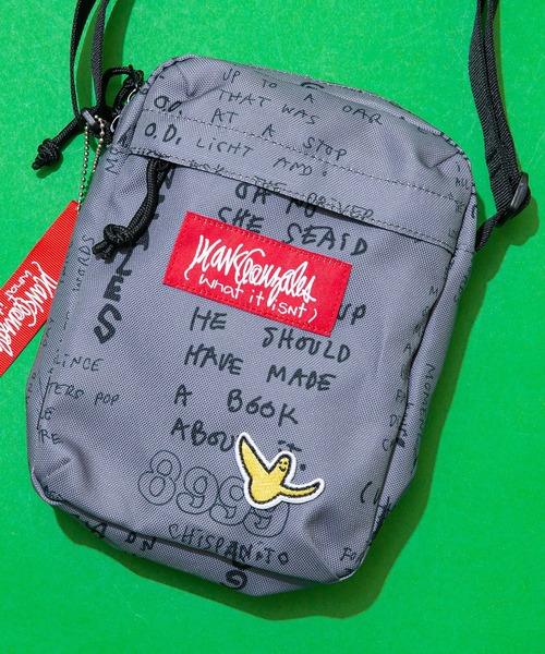 (What it isNt)ART BY MARKGONZALES(ワットイットイズント)の「【(What it isNt) ART BY MARK GONZALES/(ワットイットイズント) アートバイ マークゴンザレス】BOXロゴミニショルダー(ショルダーバッグ・メンズ・ブラック/チャコールグレー/ボルドー/レッド・FREE)」の10枚目の写真