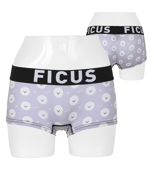 セール】FICUS フィークス ANIMAL-PATTERN レディース ボクサー