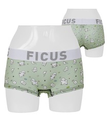 FICUS（フィークス）の「FICUS フィークス ANIMAL-PATTERN レディース ボクサーショーツ（ショーツ）」