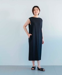 コットンフライス ノースリーブ ワンピース