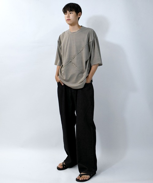 セール】Pigment hard wash switching T/ピグメント ハード