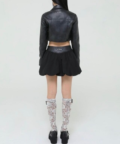 UGLY SHADOW(アグリーシャドウ)の「【Uglyshadow】ROSE LACE LONG SOCKS / 【アグリーシャドウ】ローズレースロングソックス(ソックス/靴下・レディース・グレー/ベージュ/ブラック・ONE SIZE)」の19枚目の写真