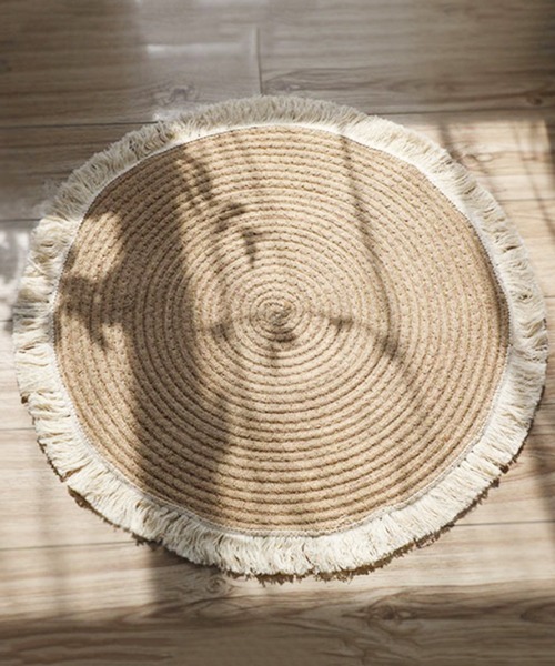 Ein/ラウンド ジュート ラグ マット(80cm)（ラグ/マット）｜Ein（アイン）
