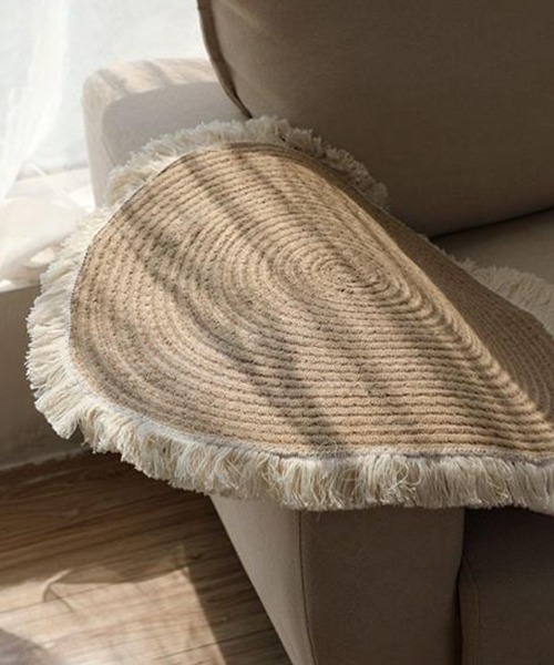 Ein/ラウンド ジュート ラグ マット(80cm)（ラグ/マット）｜Ein（アイン）