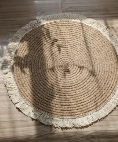 Ein/ラウンド ジュート ラグ マット(80cm)（ラグ/マット）｜Ein（アイン）
