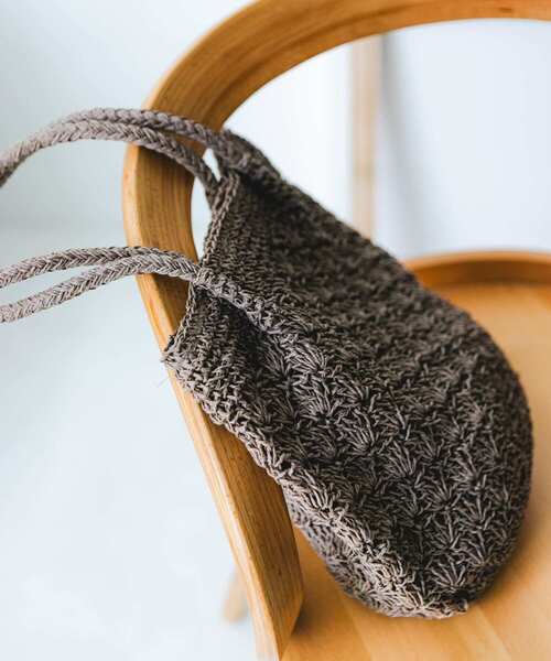 RODE SKO（ロデスコ）の「ペーパーショルダートートバッグ（トートバッグ・レディース・グレー/ナチュラル/オレンジ系その他・ONE）」の5枚目の写真