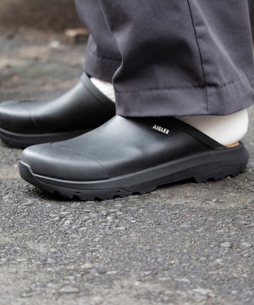 AIGLE(エーグル)の「【限定展開】【AIGLE/エーグル】CORLAY コーレイ クロッグ(サンダル・メンズ・オリーブ/ブラック・40/41/42/43/44)」の2枚目の写真