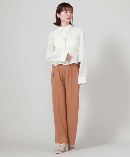 archives（アルシーヴ）の「サイドカットアウトスラックス（スラックス・レディース・オレンジ/ブラック/グレー・MEDIUM）」の14枚目の写真