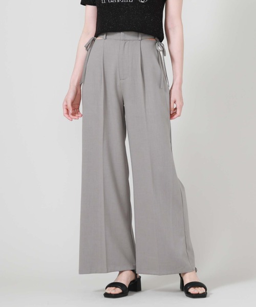 archives（アルシーヴ）の「サイドカットアウトスラックス（スラックス・レディース・オレンジ/ブラック/グレー・MEDIUM）」の16枚目の写真