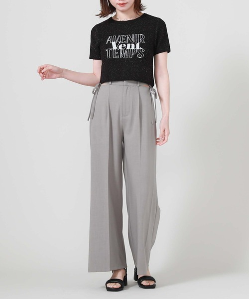 archives（アルシーヴ）の「サイドカットアウトスラックス（スラックス・レディース・オレンジ/ブラック/グレー・MEDIUM）」の20枚目の写真