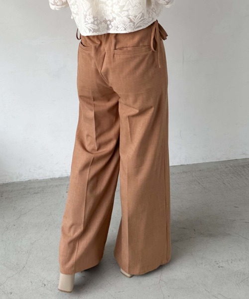 archives（アルシーヴ）の「サイドカットアウトスラックス（スラックス・レディース・オレンジ/ブラック/グレー・MEDIUM）」の6枚目の写真