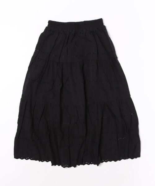 3.3 Field Trip （3.3フィールドトリップ）の「3.3 Field Trip／パンチングスカート（裏地あり）（スカート・レディース・ブラック/アイボリー・FREE）」の21枚目の写真
