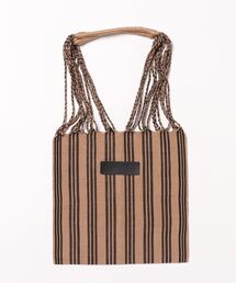【MoonBird】ハンモックトート / S / 手織り / Hanmmock tote / ストライプ / チェック