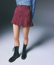X-girl | LOW RISE PLEATED MINI SKIRT(スカート)