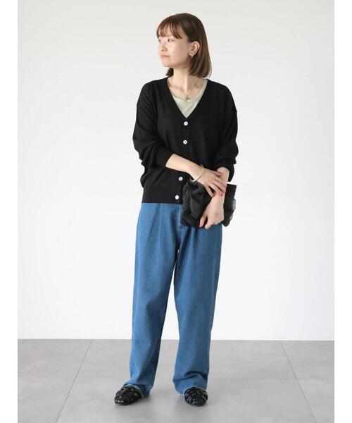 Lugnoncure（ルノンキュール）の「タックデニムパンツ（その他パンツ・レディース・ブルー/サックスブルー・L/M）」の17枚目の写真