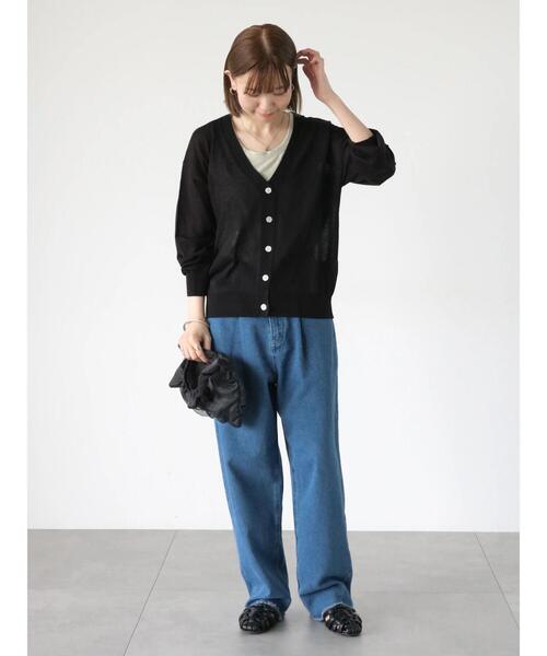 Lugnoncure（ルノンキュール）の「タックデニムパンツ（その他パンツ・レディース・ブルー/サックスブルー・L/M）」の18枚目の写真