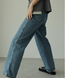 anuke（アンヌーク）の「Highwaist Straight Denim（デニム