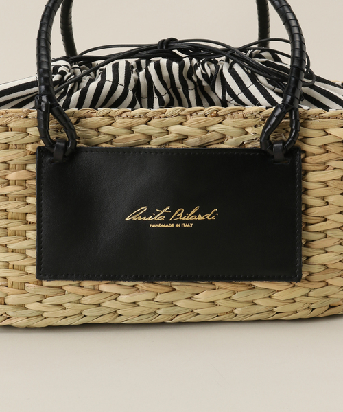 IENA（イエナ）の「Anita Bilardi/アニタ ビラルディ ラウンドバスケット PANPORASMALL（かごバッグ・レディース・ベージュ・FREE）」の13枚目の写真