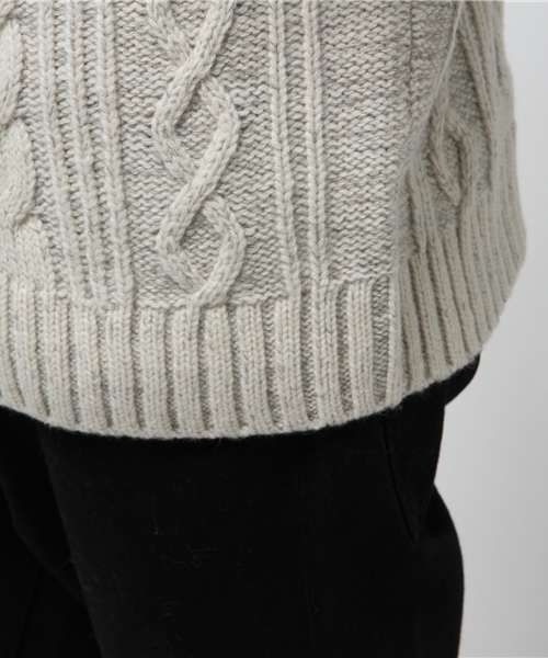 BEAMS（ビームス）の「BEAMS / タートルネックニット（ニット/セーター・メンズ・ブラウン系その他/グレー/オフホワイト・LARGE/SMALL/MEDIUM/X-LARGE）」の19枚目の写真