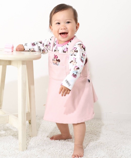 ディズニー コーデュロイ サロペットロンパース 2点セット 9621B（アンサンブル）｜Disney（ディズニー） 5,390円