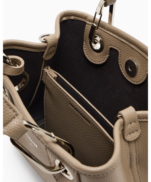 EMPORIO ARMANI（エンポリオアルマーニ）の「【エンポリオ アルマーニ】MyEA ミニバッグ ディアプリント（ハンドバッグ・レディース・ダークパープル/ボルドー/グレイッシュブルー/ベビーピンク/ベージュ・FREE）」の8枚目の写真