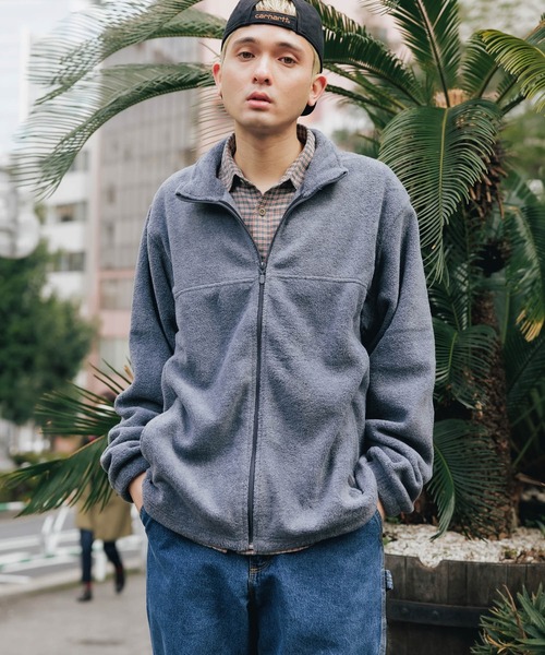 ROOPTOKYO（ループトウキョウ）の「HARRITON/ハリトン Full-Zip Fleece フルジップ フリース ブルゾン（ブルゾン・メンズ・ブルー/チャコールグレー/ネイビー/ブラック/ライトグリーン・S/XL/L/M）」の3枚目の写真