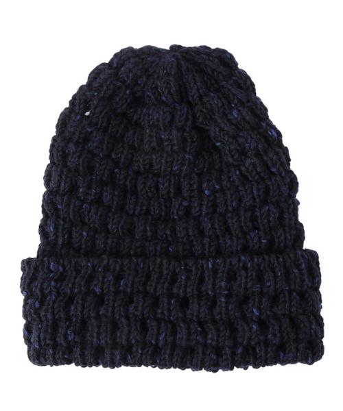 HIGHLAND 2000(ハイランドトゥーサウザンド)の「<HIGHLAND 2000> POPCORN CAP/ニットキャップ◆(ニットキャップ/ビーニー・メンズ・ダークグレー/ネイビー・ONRE)」の2枚目の写真