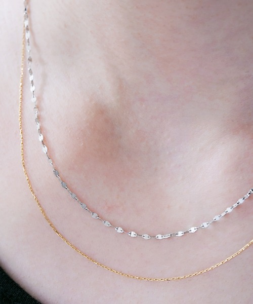les bonbon】two tone necklace ツートーン ネックレス（ネックレス
