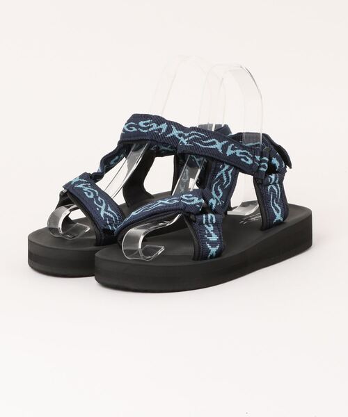 チャイハネ(チャイハネ)の「【チャイハネ】テプキャサンダル(サンダル・レディース・ブルー/ブラック・ONESIZE)」の1枚目の写真