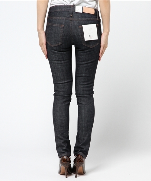 B:MING by BEAMS(ビーミングバイビームス)の「Fire Service×B:MING LIFE STORE / “BBB” 別注 ノンウォッシュ デニム(スキニー)(デニムパンツ・レディース・インディゴブルー・28inch/25inch/26inch/27inch)」の9枚目の写真