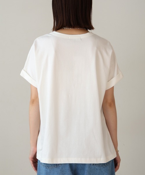 Bou Jeloud(ブージュルード)の「スパンコールビスチェレイヤードプルオーバー(Tシャツ/カットソー・レディース・ブラック/オフホワイト・FREE)」の13枚目の写真